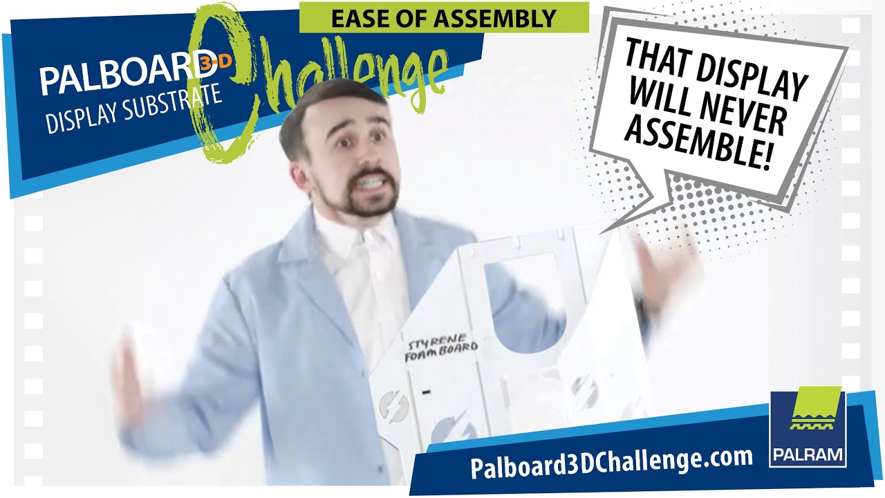Palram Display Substrate 'Assembly' Challenge: PALBOARD® wins!