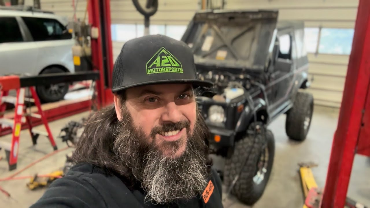 2.0L Swap in a Suzuki Samurai / Part 2 - mocking it up