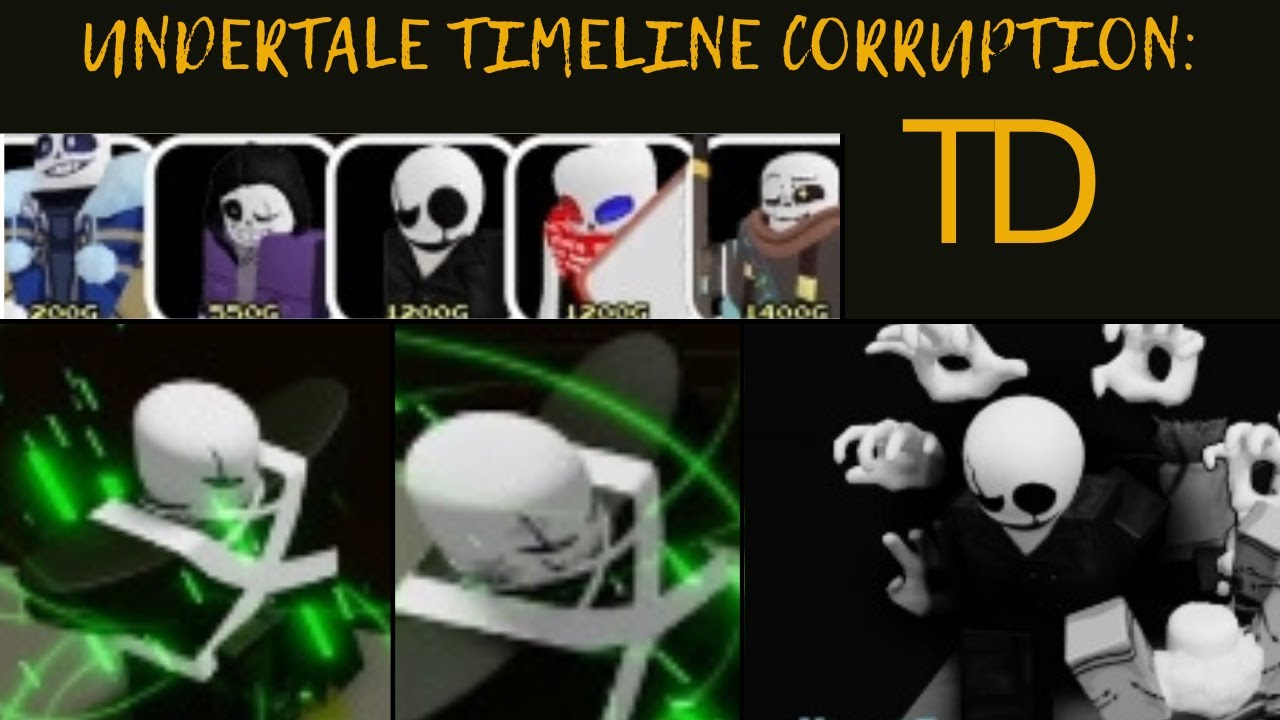 X-Gaster encounter. Undertale Timeline Corruption: TD