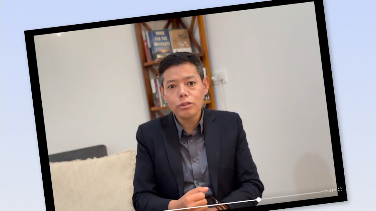 རང་ཉིད་ངོ་སྤྲོད་དང་འོས་བསྡུའི་འཆར་སྣང་།  Self-Introduction & Election Manifesto 