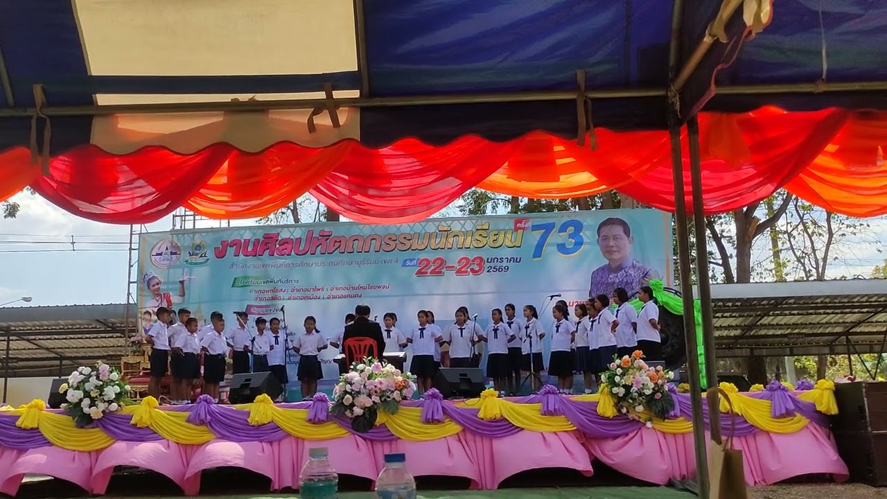 แข่งขันขับร้องประสานเสียงระดับเขตพื้นที่  สพป.บร.เขต4 ระดับป.1-ม.3โรงเรียนอนุบาลแคนดง ปีการศึกษา2568