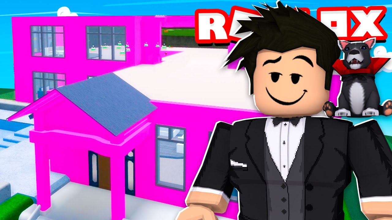 LOKIS PINTOU CASA DE ROSA | Roblox - Mansion Tycoon