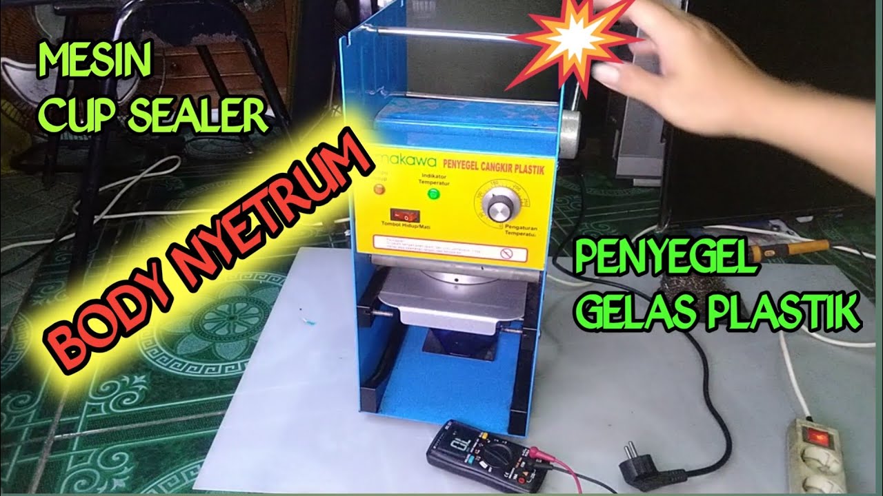Mesin CUP SEALLER Body nyetrum, ternyata penyebabnya diluar dugaan