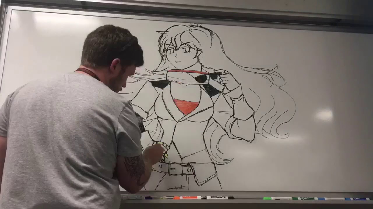 Quickie: bio teacher draws Yang Xiao Long