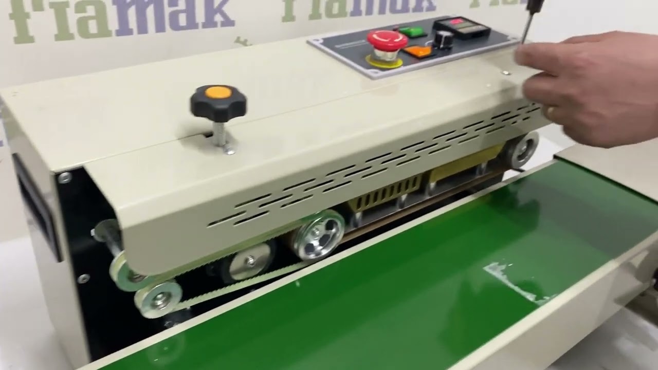 Fiapack FR-880 Otomatik Konveyörlü Poşet Ağzı Kapatma Makinesi