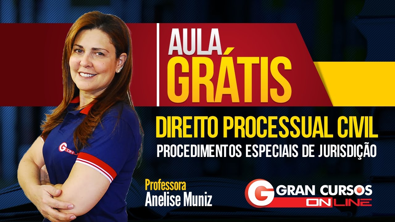 Aula Grátis | Dir. Proc. Civil | Procedimentos Especiais de Jurisdição | Profª. Anelise Muniz