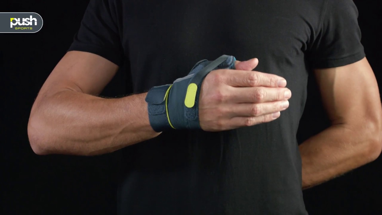Push Sports Thumb Brace designed for athletes - fitting instructions