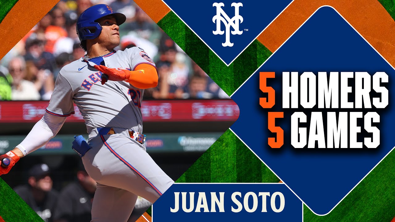 Soto stays HOT! 🔥 Juan Soto has crushed FIVE homers in his last FIVE games!