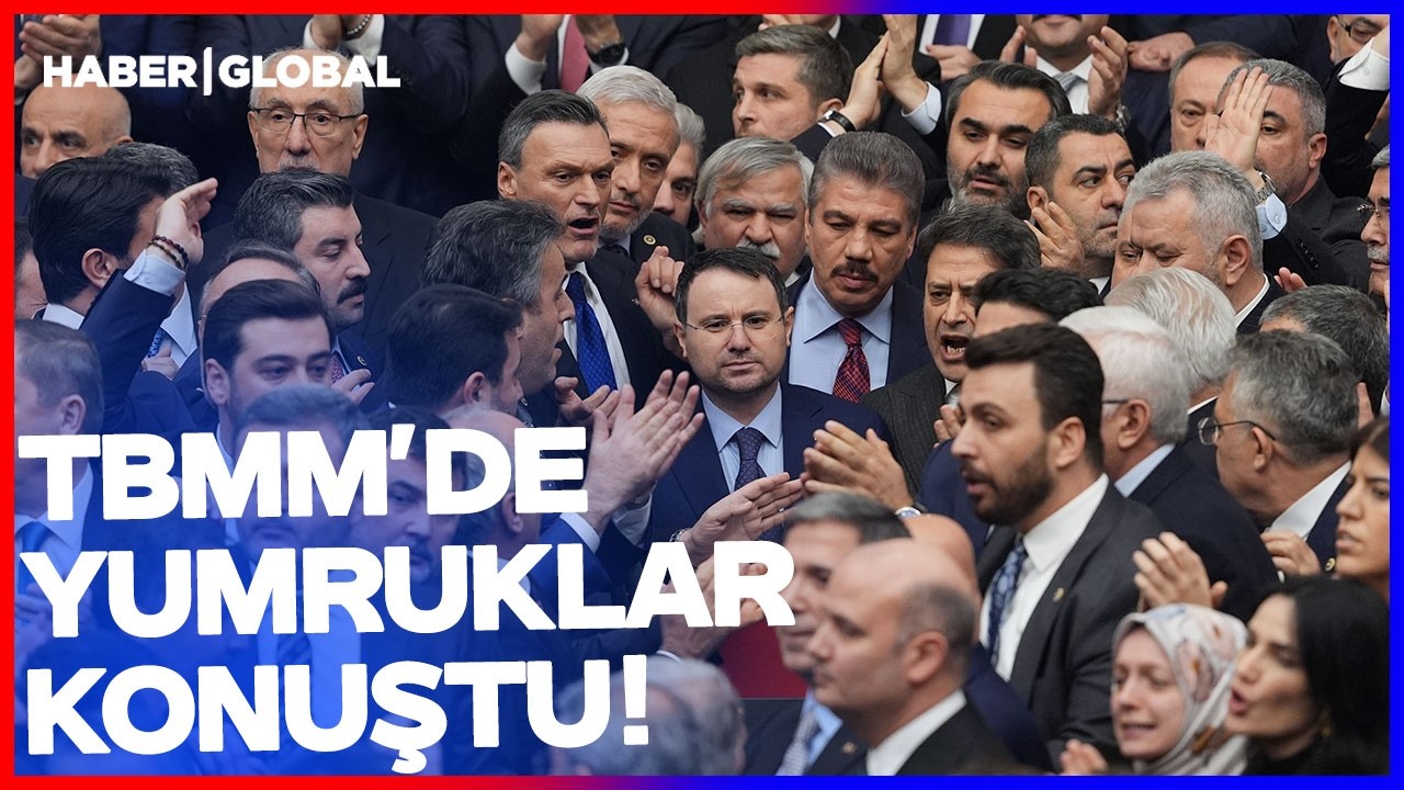 TBMM KARIŞTI, YUMRUKLAR KONUŞTU! Akın Gürlek'in Yemin Töreninde Kavga Çıktı