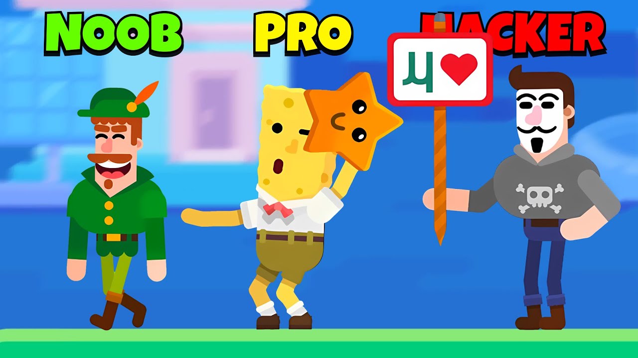 🤢 NOOB 😎 PRO 😈 HACKER | Ultimate Bowmasters | iOS - Android APK