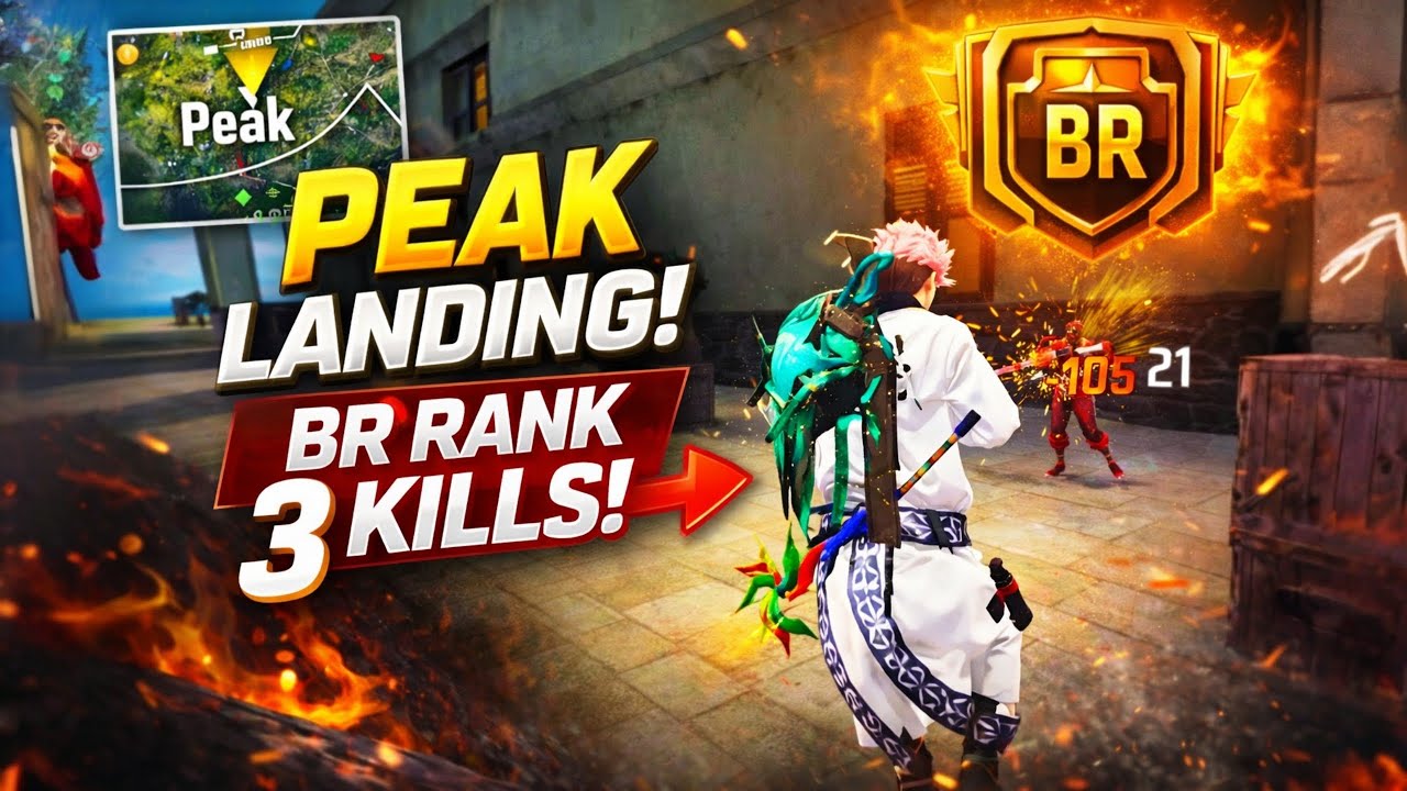 # BR Rank  Peak Landing 3 Kills mere sath hi hamesha ku hota h bhai # aap dekh rhe h sarkar gaming 🙏