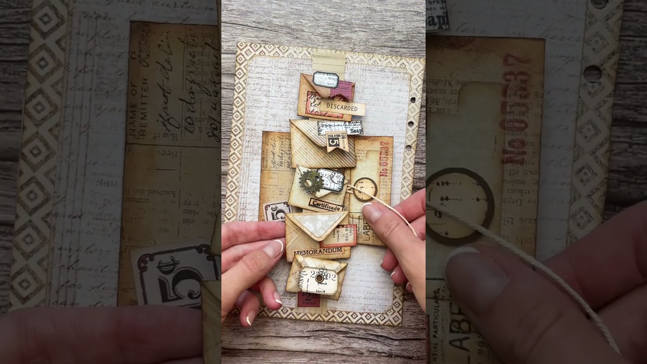 Использование мини-конвертов в ваших журналах. ЗАКЛЮЧИТЕЛЬНАЯ ЧАСТЬ — Завершение #журнал #бумажно...