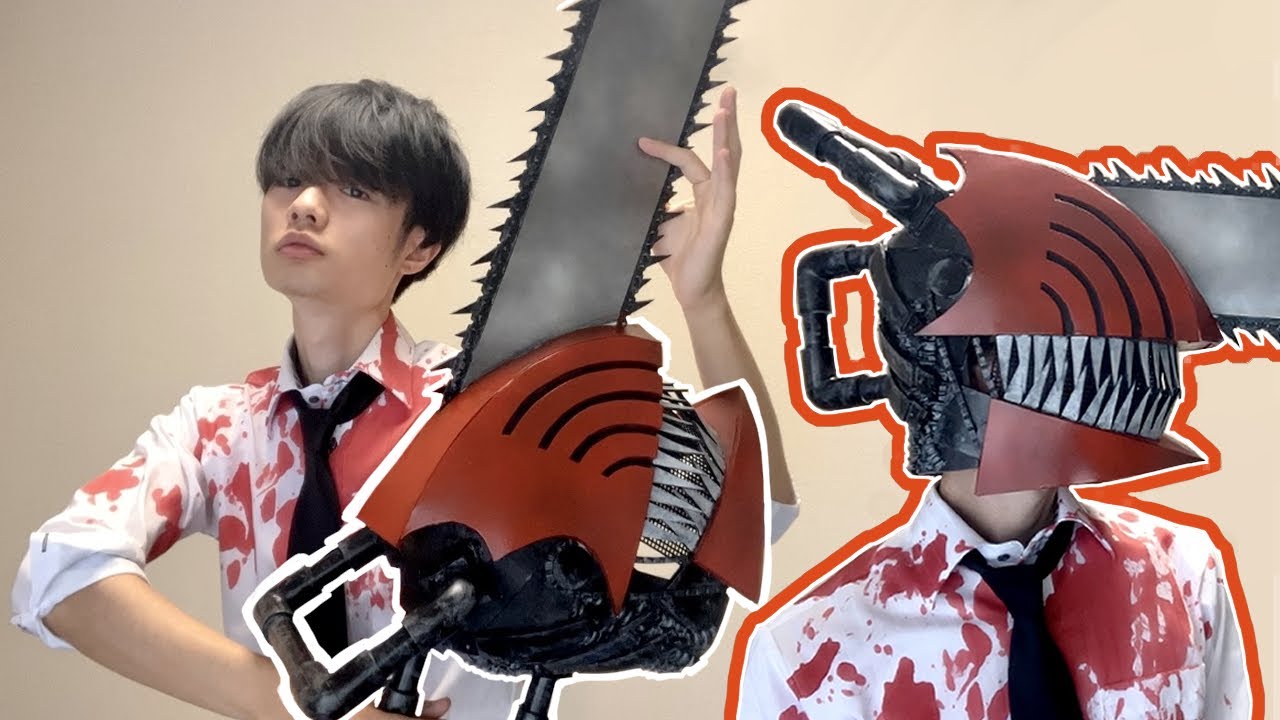 チェンソーマンの頭作ってみた！【アニメ化おめでとうございます！】 I made chainsawman head