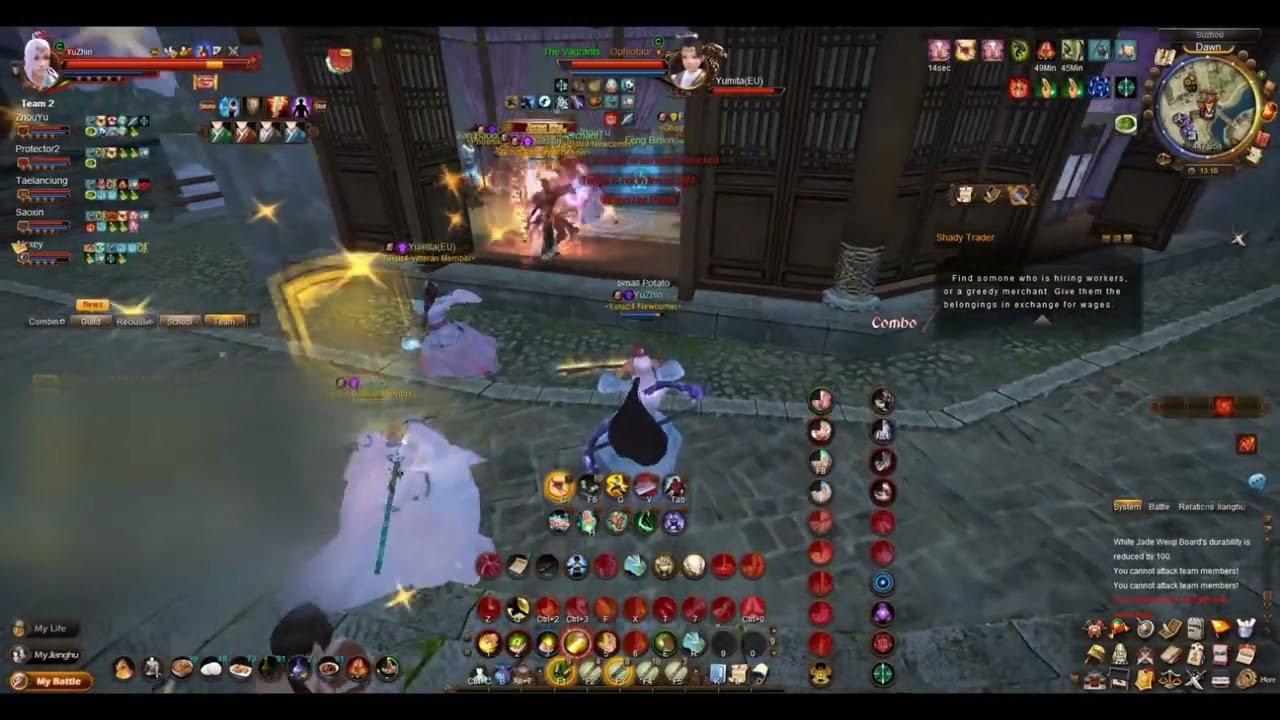 Shooting fish in a barrel (Age of Wushu)