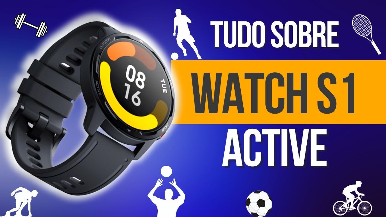 Watch S1 ACTIVE da Xiaomi + ALEXA - Análise Completa - Esporte, Agua e muito mais