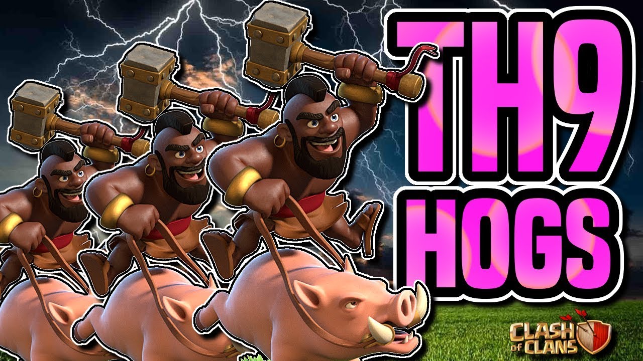 TH9 HOGS | HOBO vs GOHO | ELITE TH9 HOG ATTACK STRATEGY | Clash of Clans