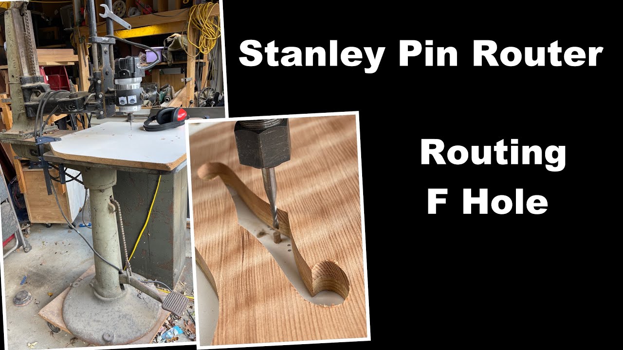 F Hole Routing with an Overarm Router - Worlds greatest tool