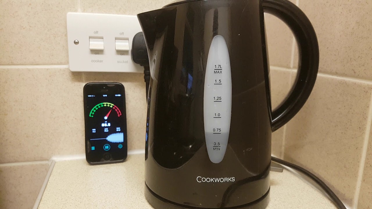 QUIET BOIL RUSSELL HUBBS KETTLE VERSA LOUD CLOCKWORKS KETTLE