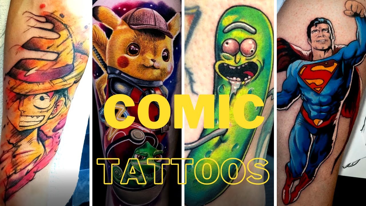 Best Comic/Cartoon Tattoos 2020