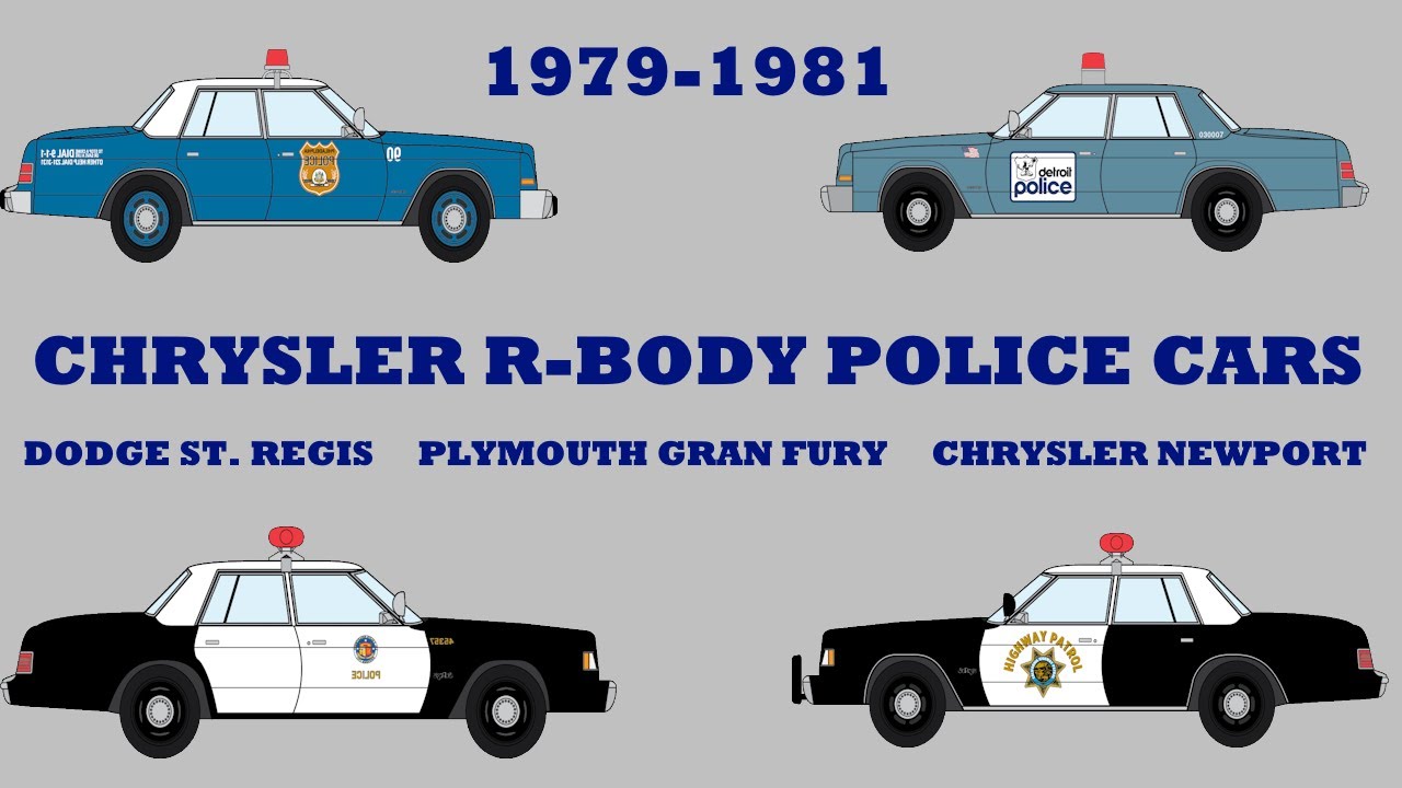 Полицейские автомобили Chrysler R-body 1979-1981 годов