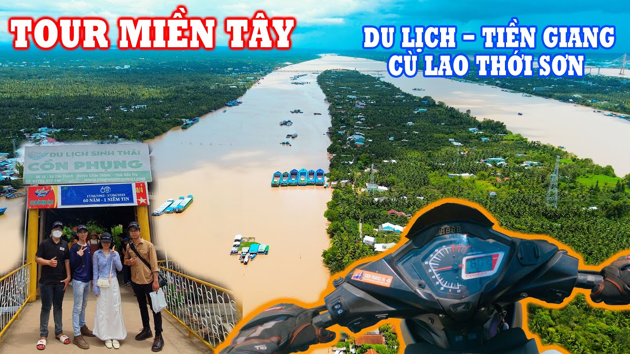 Tour Miền Tây P2 | Du Lịch Tiền Giang - Tham Quan Cù Lao Thới Sơn - Cồn Phụng 2023 | TíchTravel#158