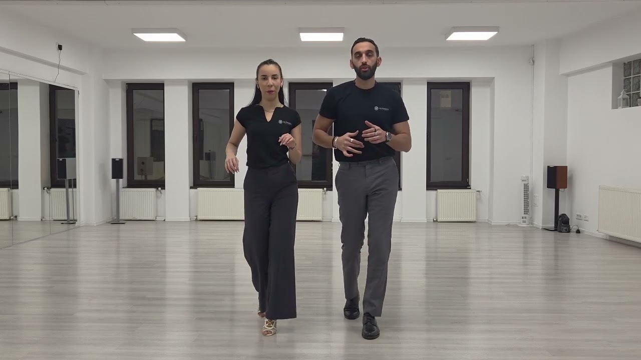Salsa Front Step - La Puerta Dance Studio - Salsa on 1 basic - English