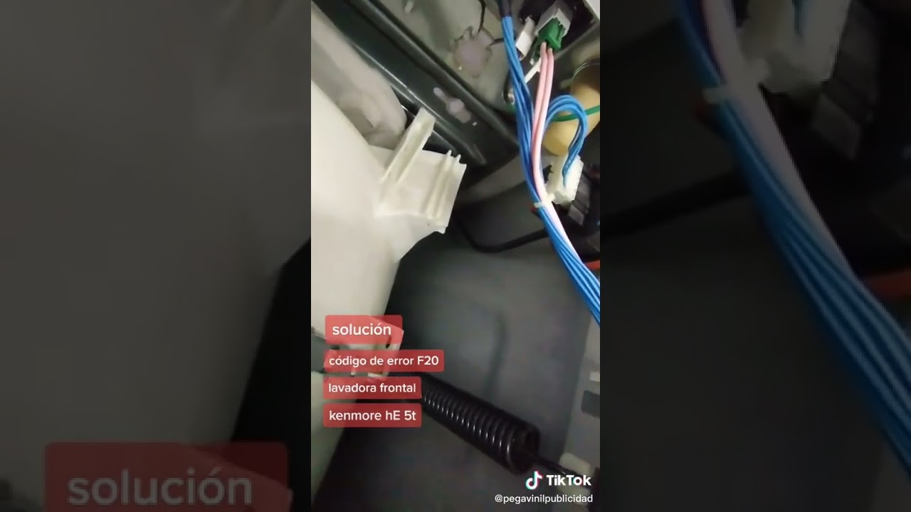 LAVADORA KENMORE ERROR F20