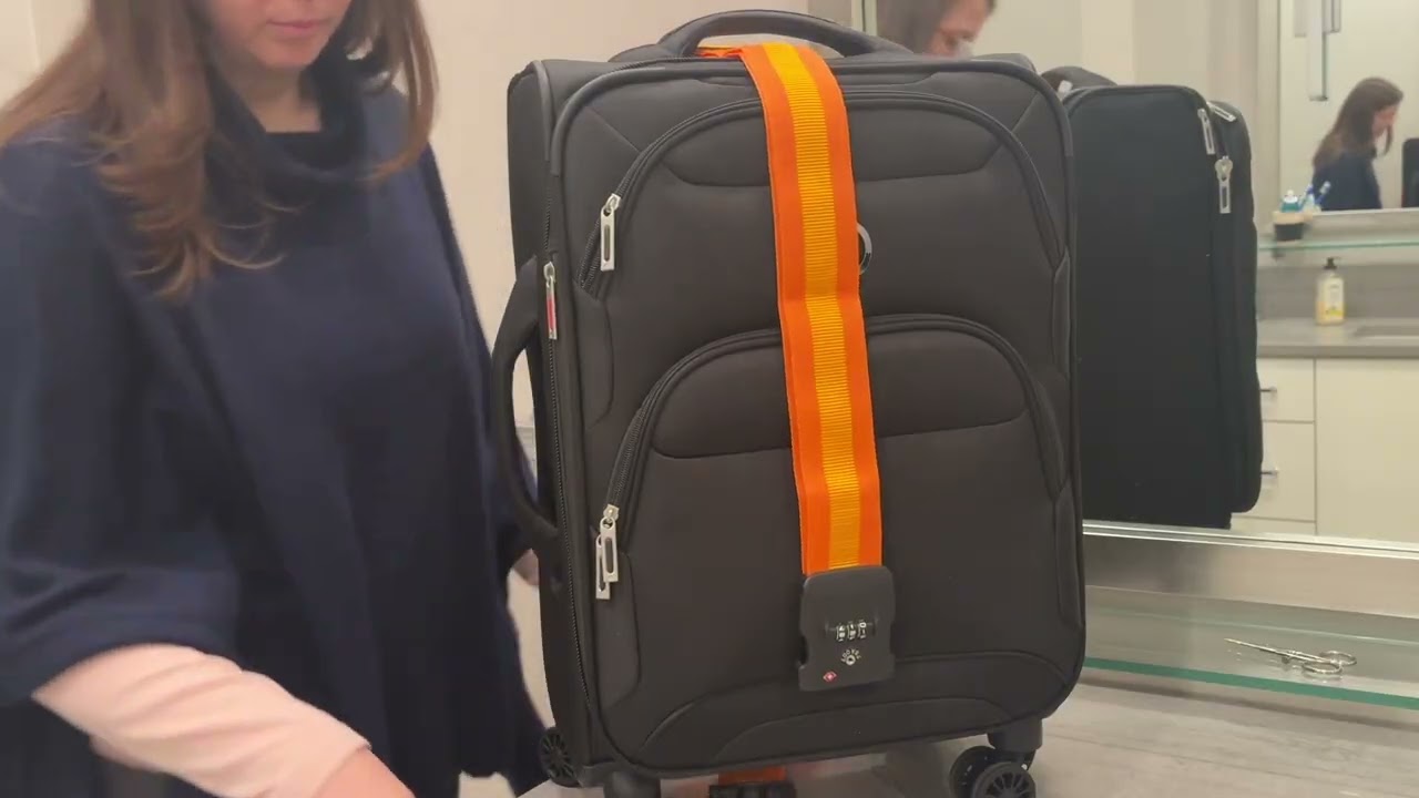 LUGGEX Luggage Straps Review TSA Approved Adjustable & Reinforced Buckle (Orange-Yellow 20-32inch)