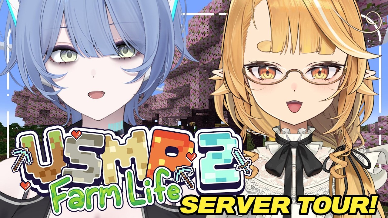 Getting a tour of the new VSMP 2 server from @KannaYanagi ! 【MINECRAFT-VSMP2 FARM LIFE】