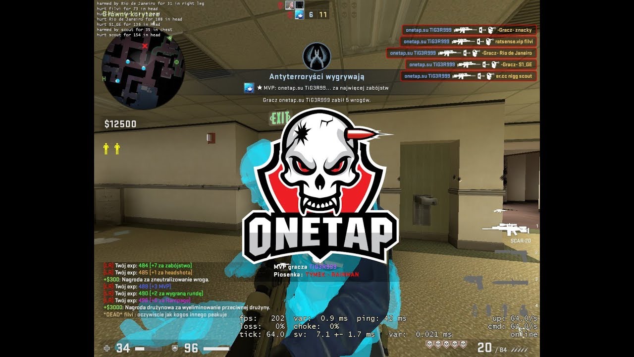 hvh highlights #4 ft onetap.su (free cfg)