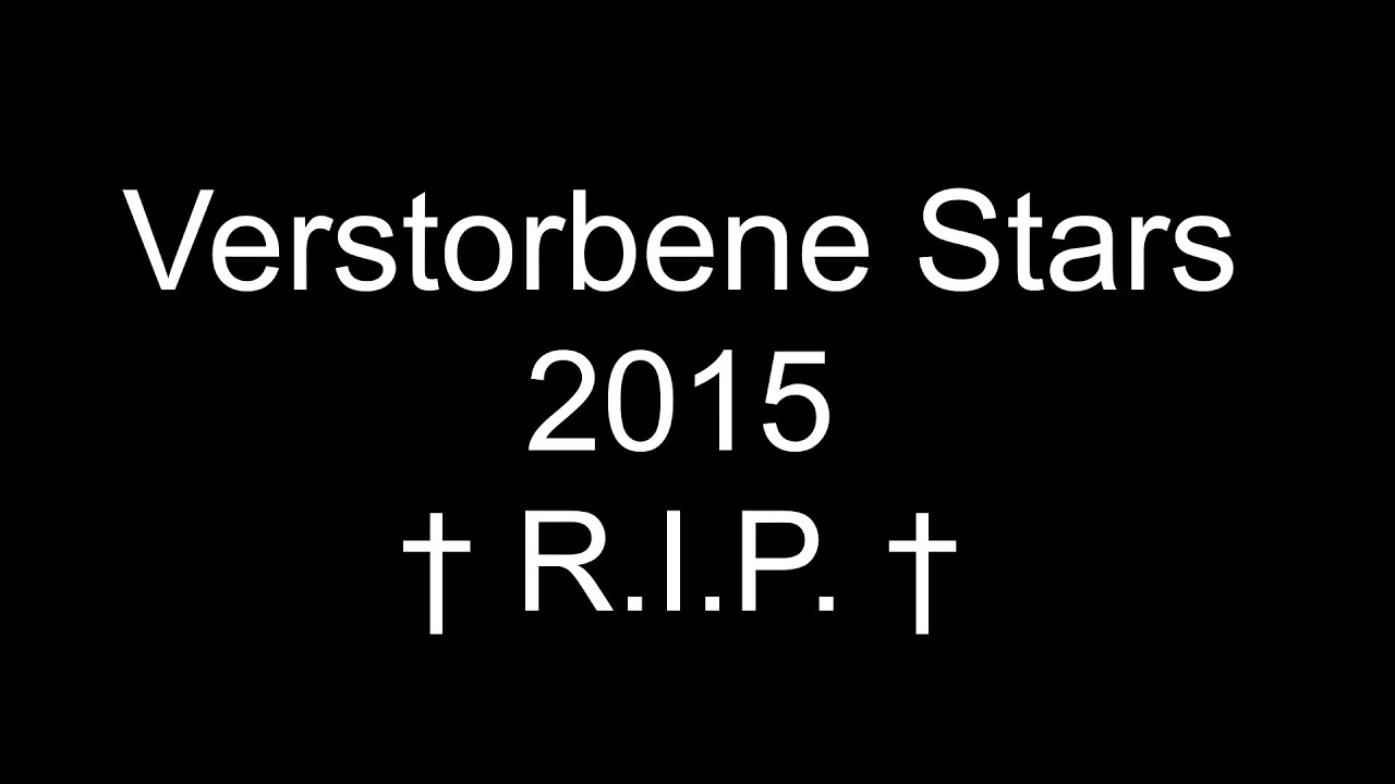 Wer starb 2015