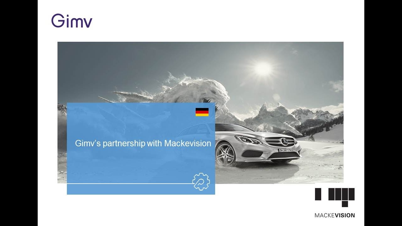 Gimv's partnership with Mackevision (German)