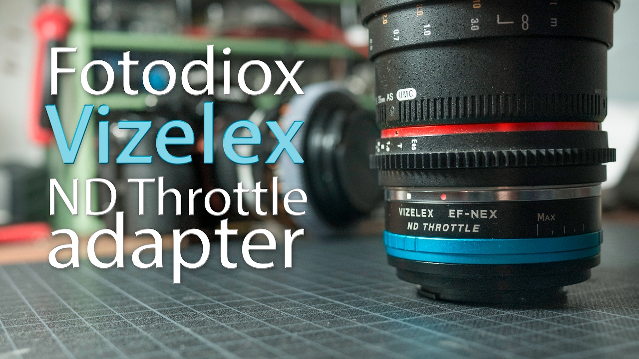 Vizelex ND Throttle adapter! Most convenient ND Fader ever! REVIEW