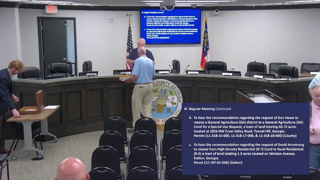 Dalton-Whitfield Planning Commission Meeting 9-22-2025