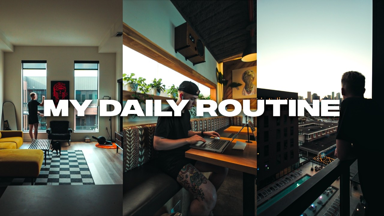 my realistic daily routine living alone at 22