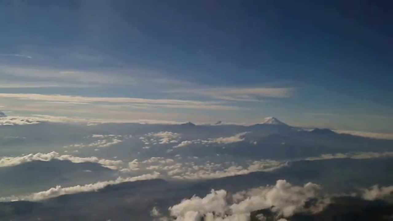 Volcanes Ecuador vistos desde el avion - Top Ecuadorian volcanoes: a view from plane