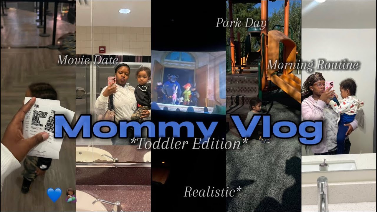 Realistic Mommy Vlog | Toddler Life*Park Days & Movie Dates💙 *Morning Routine*