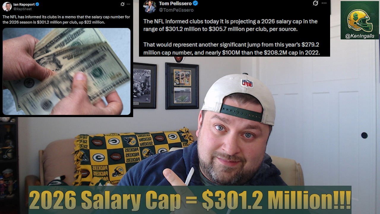 Episode 6 - 2026 NFL Salary Cap Set at $301.2 Million!!!