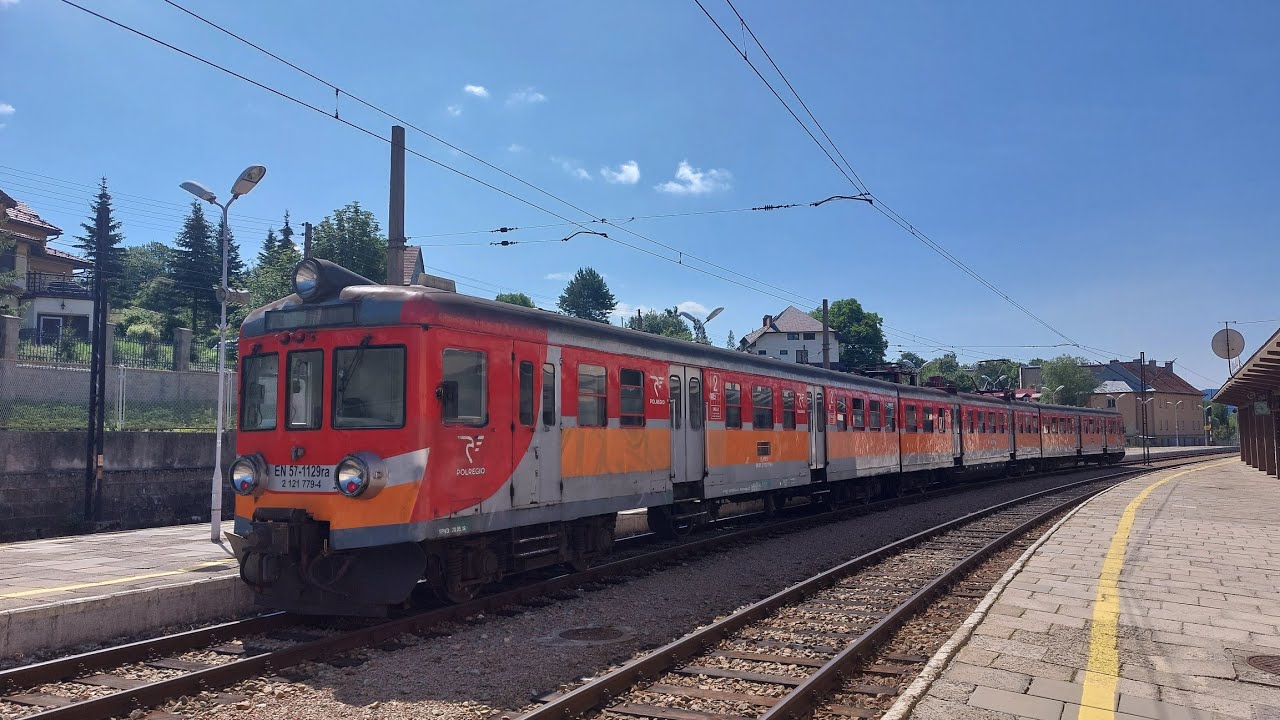 Pafawag EN57-1129 PolRegio Kraków Główny - Krynica Zdrój
