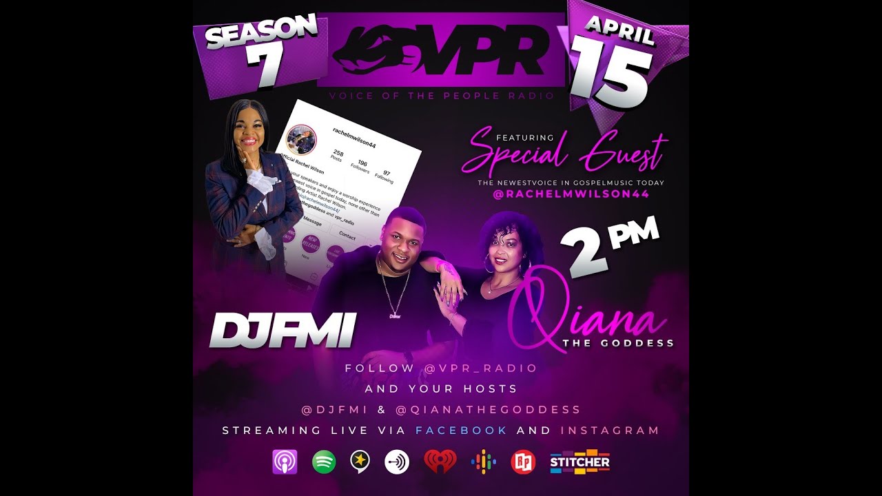 VPR Radio- Rachel Wilson Live with DJFMI and Qianathegoddess