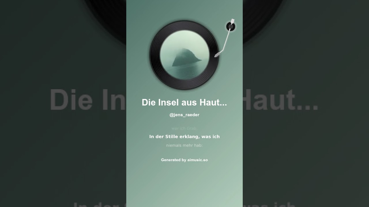 Die Insel aus Haut und Stille (Fiktion)