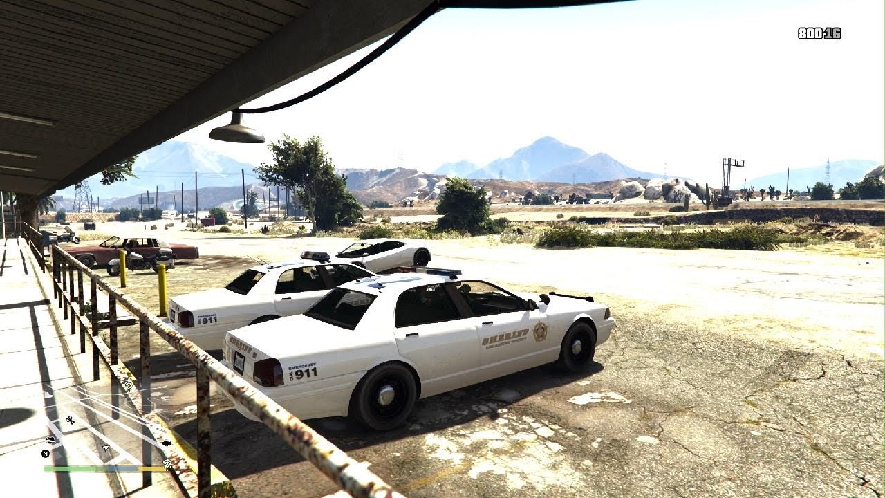 Franklin steals a Sheriff Car in GTA 5 | things Got Real🏎️🔥