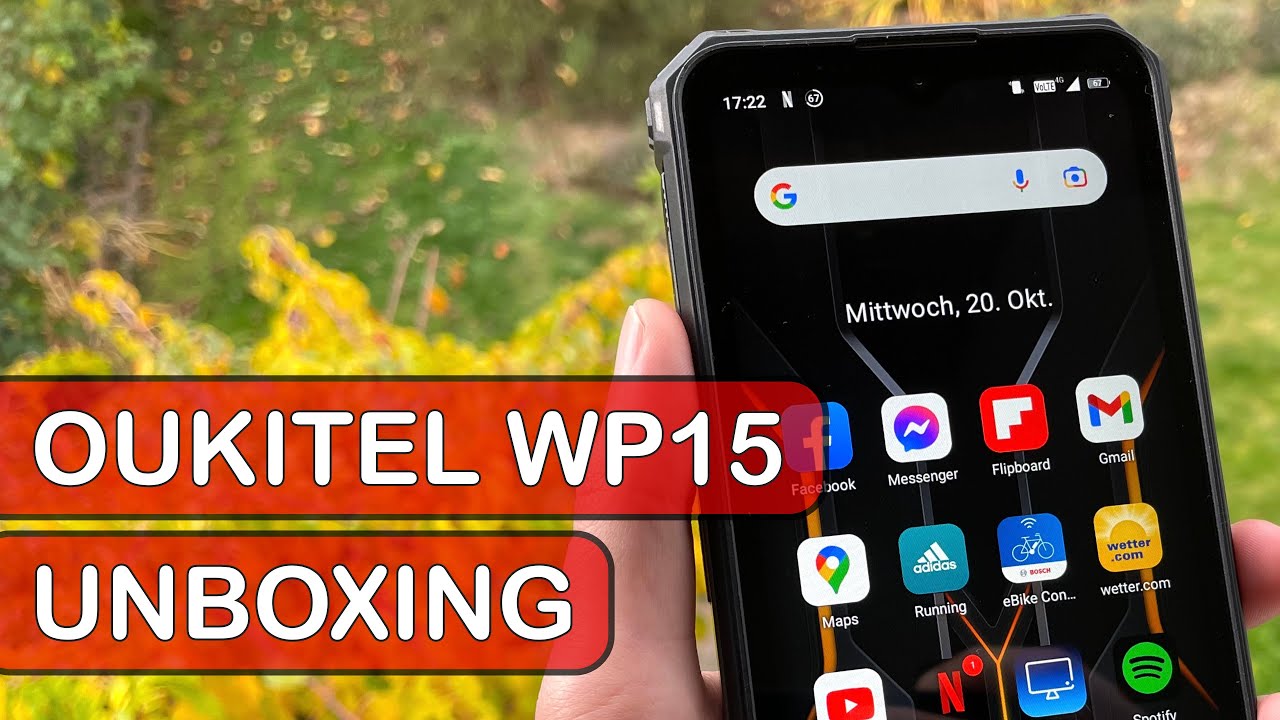 Unboxing: Oukitel WP15 mit 15.600mAh Akku