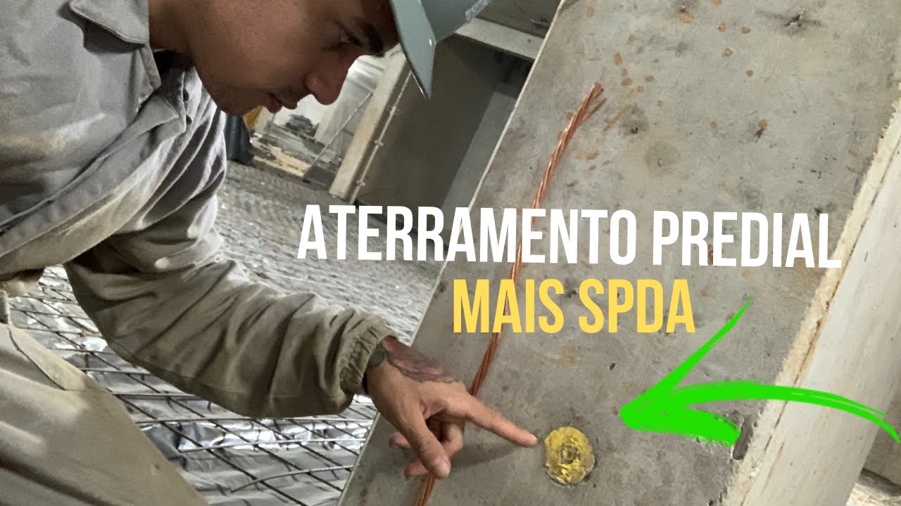 Aterramento predial + spda. Instalação elétrica direto da obra ( mostrando aterrinsert)