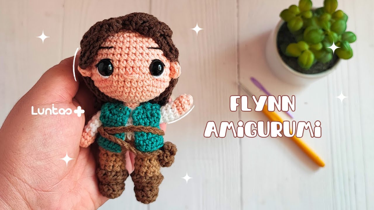 Flynn Amigurumi | Tutorial paso a paso en crochet / Enredados - Rapunzel