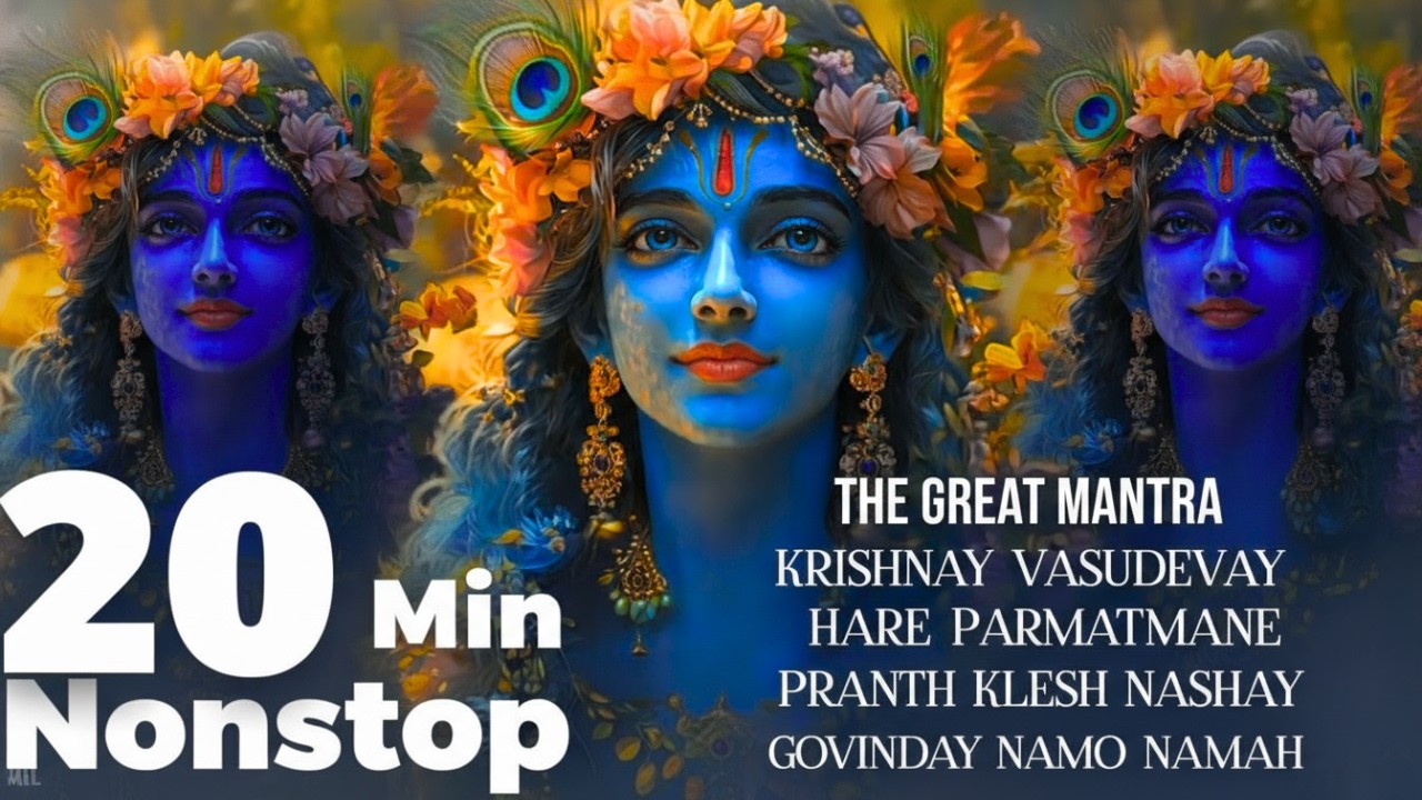Krishnay Vasudevay Harye Parmatmane | Shri Krushna Maha Mantra |कृष्णाय वासुदेवाय–महामंत्र #krishna