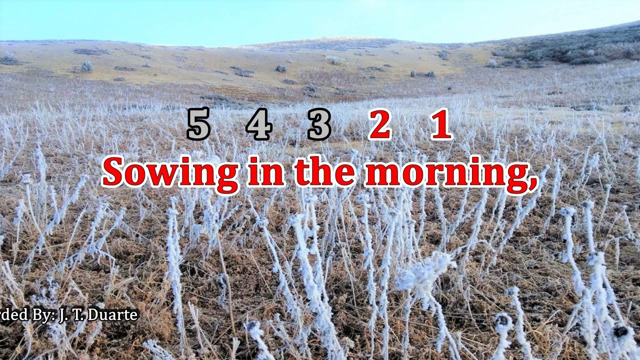 Bringing in the Sheaves - Key of A (Karaoke)