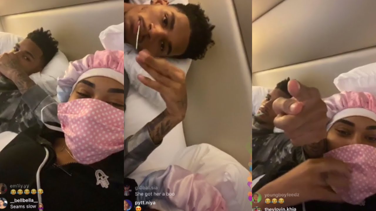 JANIA MESHELL & DEJOUNTE MURRAY LIVE ❣️ |  FANS CALL HIM RUDE 😳😳 | QUARANTINING TOGETHER 👫🏾