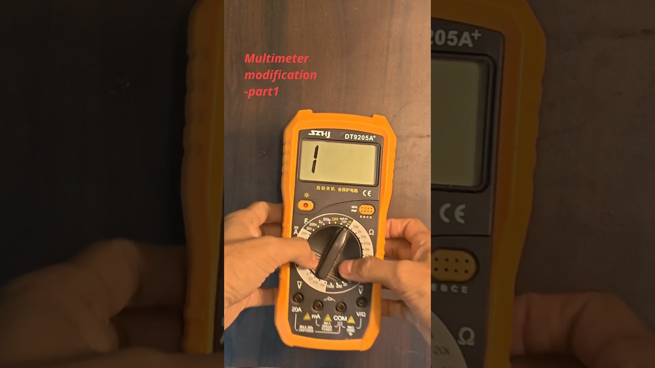 Purane Multimeter Feko Mat Ye Tagda Modification Karo?😮😮