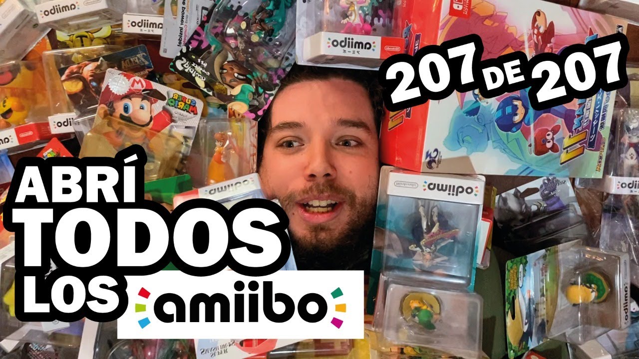 Abriendo ABSOLUTAMENTE TODOS LOS AMIIBO - Opening every amiibo ever made! Unboxing Masivo (207/207)